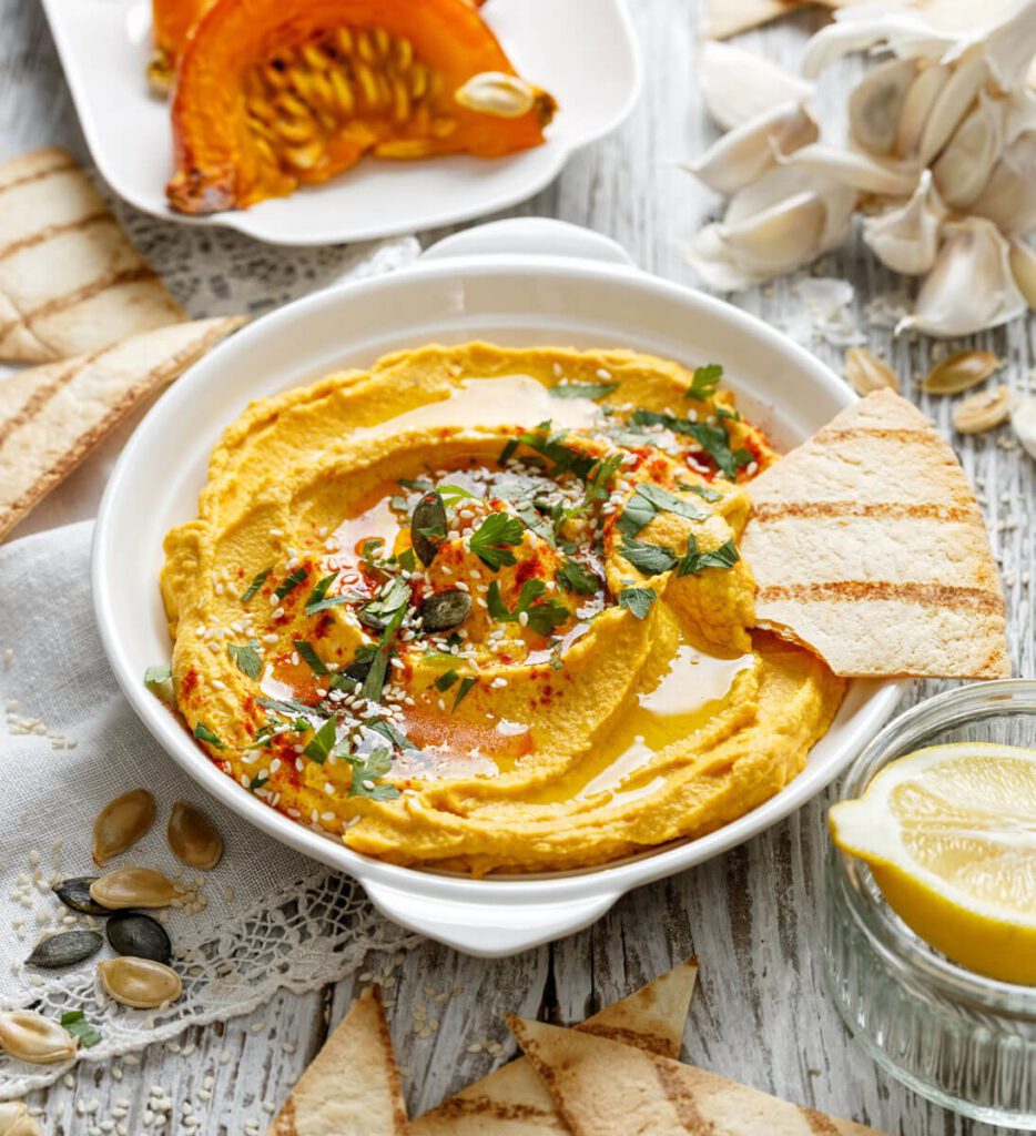 Mehr über den Artikel erfahren Kürbis-Hummus